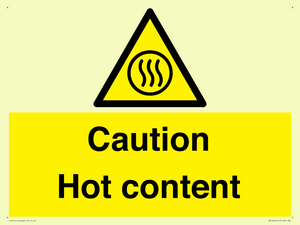 WK12642: Caution Hot content