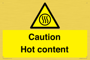 WK12642: Caution Hot content