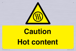 WK12642: Caution Hot content