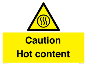 WK12642: Caution Hot content