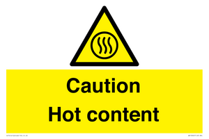 WK12642: Caution Hot content
