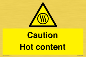 WK12642: Caution Hot content