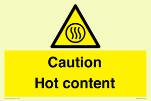 WK12642: Caution Hot content
