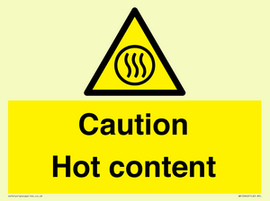 WK12642: Caution Hot content