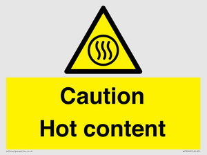 WK12642: Caution Hot content