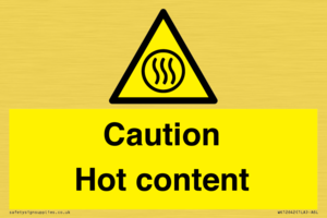 WK12642: Caution Hot content