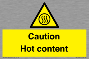 WK12642: Caution Hot content