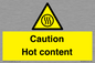 WK12642: Caution Hot content
