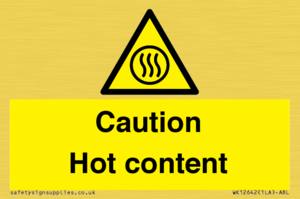 WK12642: Caution Hot content