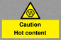 WK12642: Caution Hot content