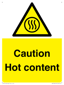 WK12642: Caution Hot content