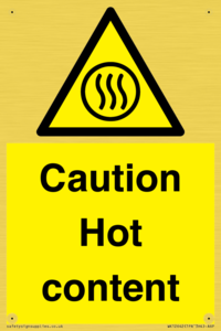 WK12642: Caution Hot content