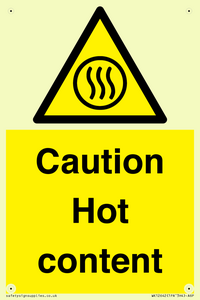 WK12642: Caution Hot content