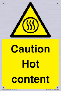 WK12642: Caution Hot content