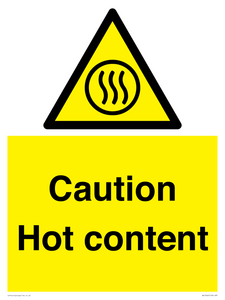 WK12642: Caution Hot content