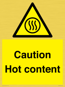 WK12642: Caution Hot content