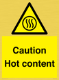 WK12642: Caution Hot content