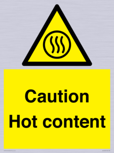 WK12642: Caution Hot content