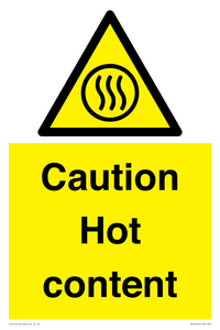 WK12642: Caution Hot content