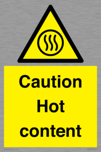 WK12642: Caution Hot content