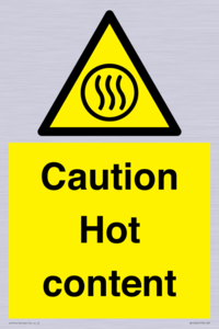 WK12642: Caution Hot content