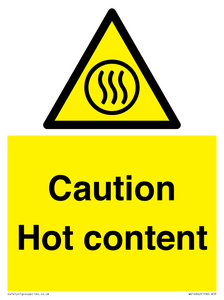 WK12642: Caution Hot content