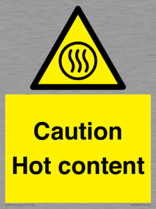 WK12642: Caution Hot content