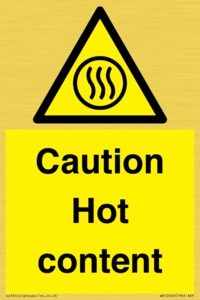 WK12642: Caution Hot content
