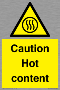 WK12642: Caution Hot content