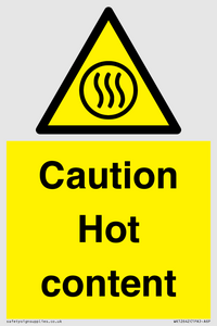 WK12642: Caution Hot content