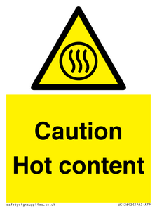 WK12642: Caution Hot content