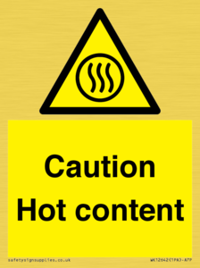 WK12642: Caution Hot content