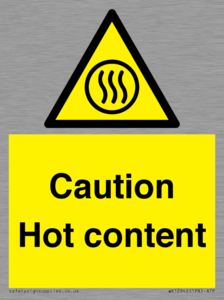 WK12642: Caution Hot content