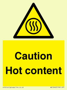 WK12642: Caution Hot content