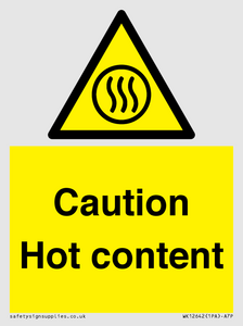 WK12642: Caution Hot content