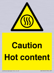 WK12642: Caution Hot content