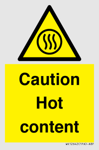 WK12642: Caution Hot content