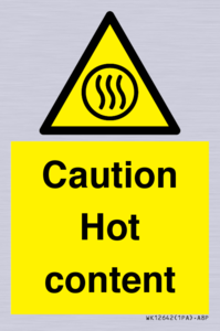 WK12642: Caution Hot content