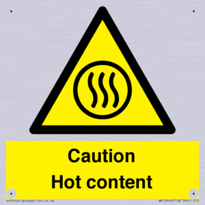 WK12642: Caution Hot content