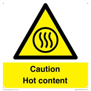 WK12642: Caution Hot content