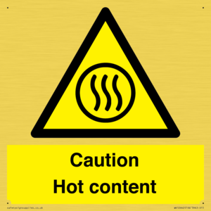 WK12642: Caution Hot content
