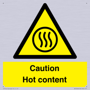 WK12642: Caution Hot content