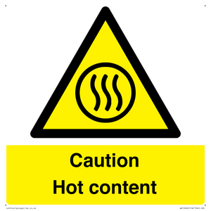 WK12642: Caution Hot content