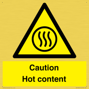 WK12642: Caution Hot content