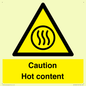 WK12642: Caution Hot content