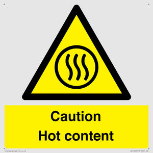 WK12642: Caution Hot content