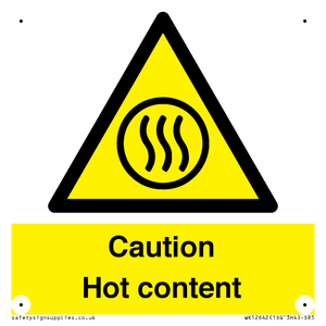 WK12642: Caution Hot content