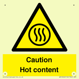 WK12642: Caution Hot content
