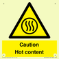 WK12642: Caution Hot content