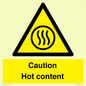 WK12642: Caution Hot content